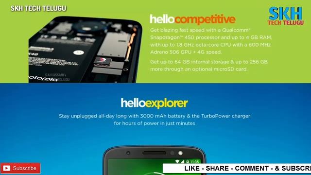 moto g6 in Telugu | Specs | ProsCons | My Opinions | Hello moto | SKH TECH Telugu смотреть онлайн