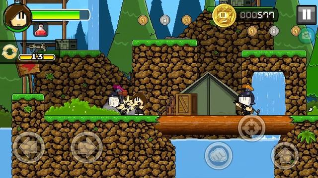 Dan the Man - Action Platformer Pixel games Gameplay Ep2 смотреть онлайн