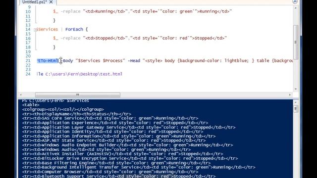 Advanced HTML Report with Powershell смотреть онлайн