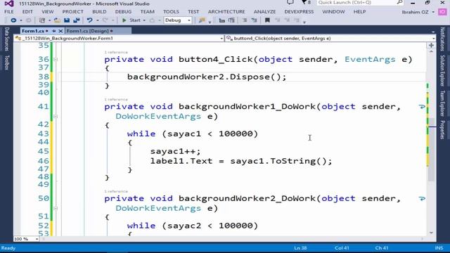 C# Dersleri 1 - Introduction 1.33 - BackgroundWorker смотреть онлайн