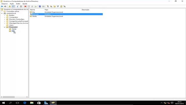 Curso Windows Server 2016 - Criar e excluir Unidade organizacional Windows Server 2016 смотреть онлайн