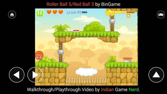 Red Ball 5 Level 14 Walkthrough / Playthrough Video | Hidden Treasure Chest Explored. смотреть онлайн