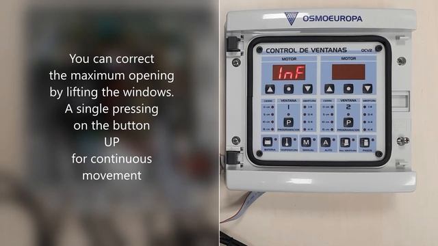 OCV2 SYSTEM: HOW TO PROGRAMME THE INITIAL WINDOW TRAVEL, WITHOUT MECHANICAL LIMIT SWITCHES смотреть онлайн