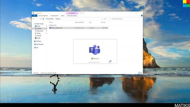 Microsoft Teams - Jak pobrać i zainstalować aplikację na komputer? (Windows) смотреть онлайн