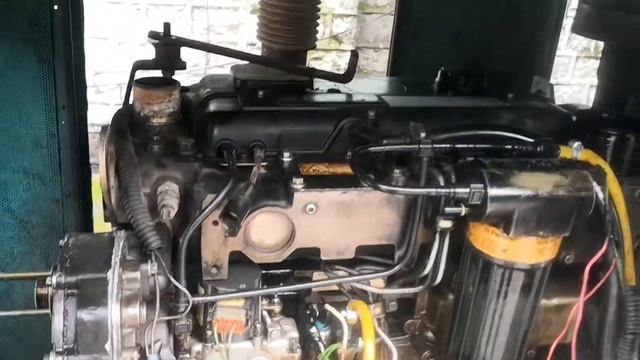 How to diesel generator start, smoke diesel engine смотреть онлайн