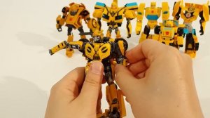 Transformers Movie WFC Prime Cyberverse 10 Bumblebee Vehicles car Robot Toys