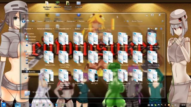 Descargar Tema de Minecraft + Wallpapers para Windows 7 смотреть онлайн