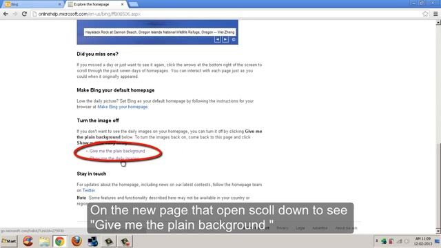 How to Remove Background Image from Bing Homepage смотреть онлайн