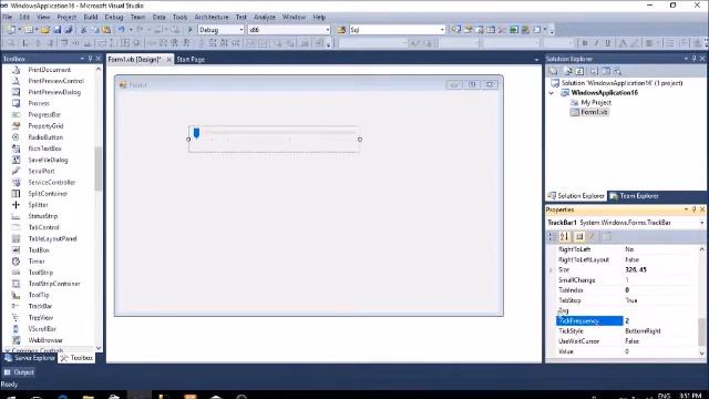 Trackbar control in vb.net|properties,methods and events смотреть онлайн