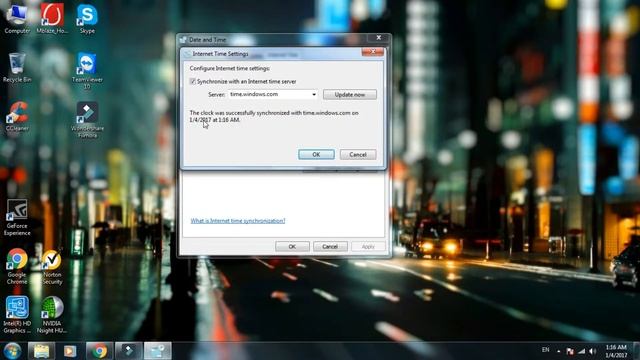 Win7 time synchronization setting method смотреть онлайн