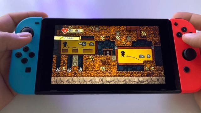 Spelunky | Nintendo Switch V2 Handheld Gameplay