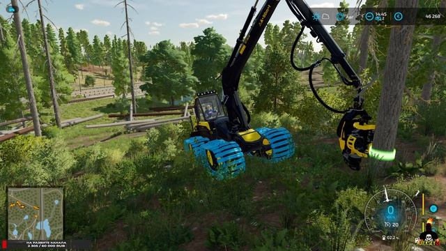 Лес Сильверран - Рубим Больше Леса 4  FARMING SIMULATOR 22 СИМУЛЯТОР ФЕРМЕРА