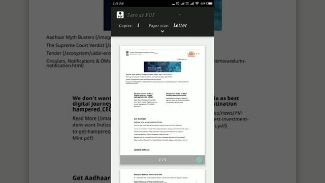 How to Save file in PDF format in Google Chrome in Android Phone смотреть онлайн