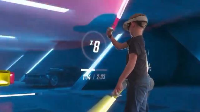Beat Saber | Mixed Reality - No Greenscreen - Only Iphone XR смотреть онлайн