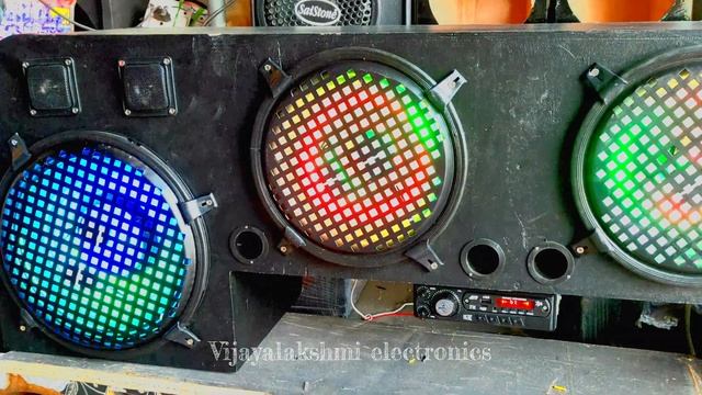 10" 12" Inch waterproof speaker with LED metal grill heavy sound | Vijayalakshmi electronics смотреть онлайн