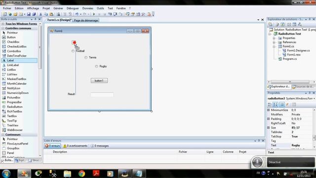 Radiobutton control смотреть онлайн