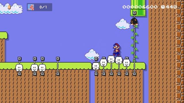 Super Mario Maker 2: Super Mario Bros. 2 1-1 Recreated (No Commentary) смотреть онлайн