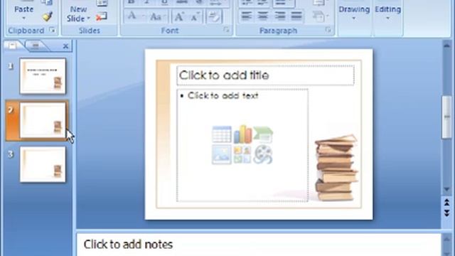 How to create a New Slide in Microsoft PowerPoint 2007 смотреть онлайн