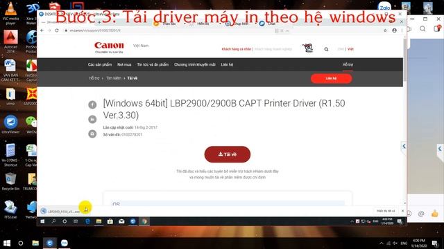 Cài đặt máy in Canon LPB 2900 qua Ultraviewer смотреть онлайн