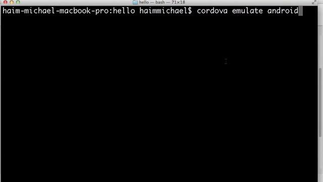 Building & Running Our Cordova Project смотреть онлайн