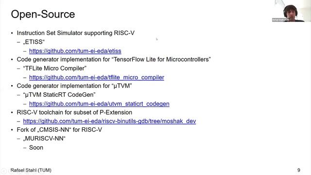 Exploring Static Code Generation and SIMD-Acceleration for Machine Learning on RISC-V - Rafael Stah смотреть онлайн