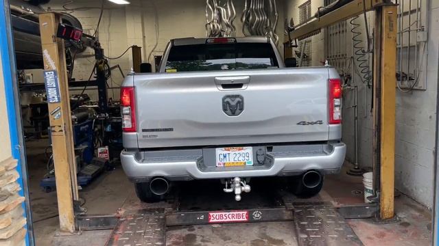 2021 RAM 1500 BIG HORN 5.7L HEMI V8 TRUE DUAL EXHAUST w/ STRAIGHT PIPES! смотреть онлайн
