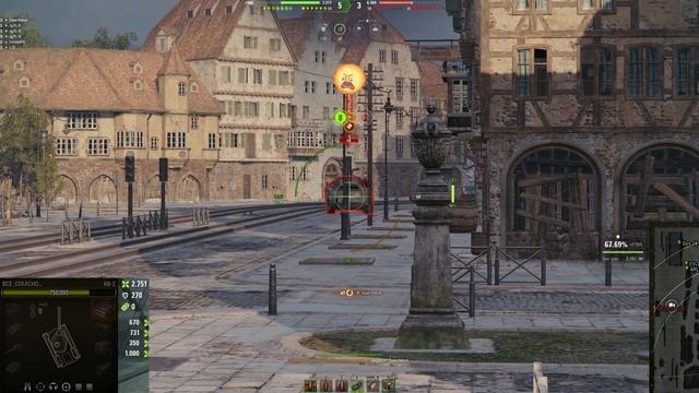 Легендарный ТАНК - КВ-2 в деле! Вот почему в Мире танков и WoT его так сильно любят! Танковый юмор! смотреть онлайн