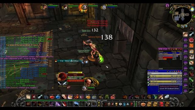 Vanilla WoW Великолепное пати в Scholo и DM. Квест на лошадь варлоку. смотреть онлайн