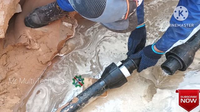 HDPE pipe jointing video | how to joint HDPE pipe | HDPE pipe connector | HDPE pipe repair смотреть онлайн