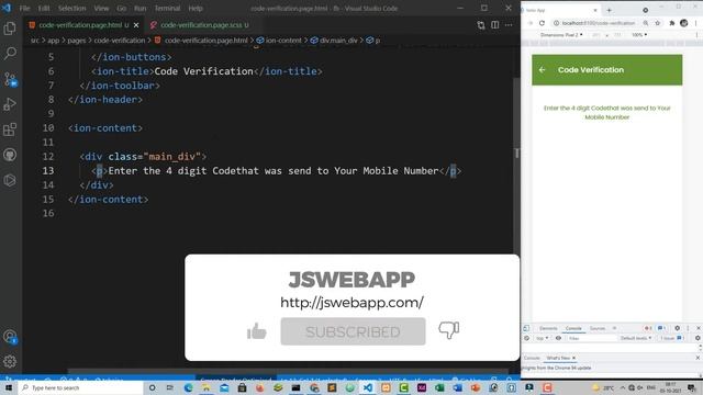 Ionic 5 Angular 12 Modern UI : Fruit App Code Verification Page смотреть онлайн
