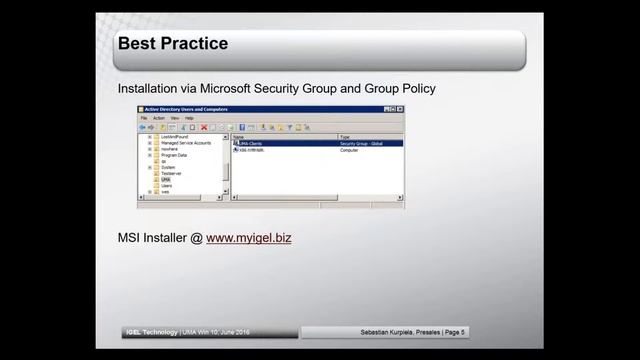 IGEL TechChannel - Unified Management Agent for Windows 10 (UMA) - Introduction and Requirements смотреть онлайн