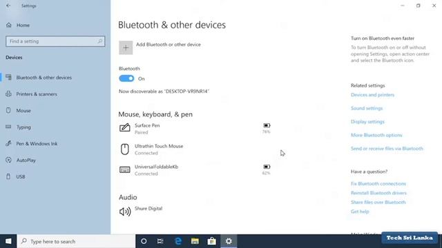 Battery Level of Bluetooth Devices (Sinhala) | Windows 10 Tips and Tricks смотреть онлайн