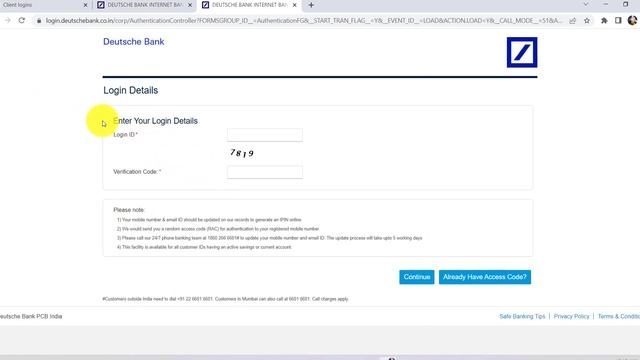 Deutsche Bank Reset Transaction Password смотреть онлайн