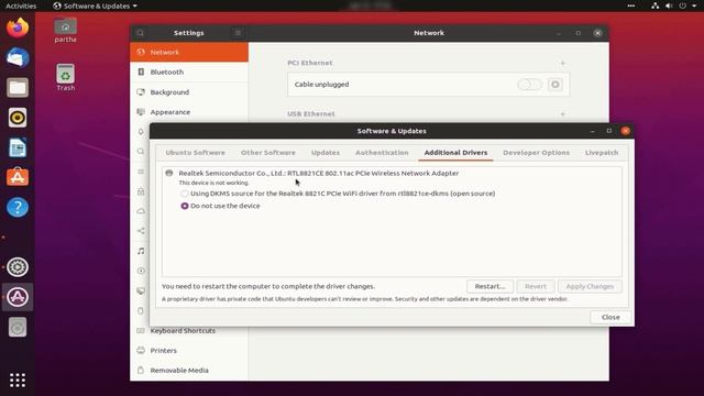 How to fix wifi not working problem in Ubuntu 20.04 19.04 смотреть онлайн