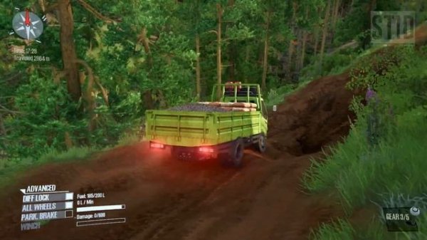 MudRunner Mod : Truk Hino 4x4 Ban Original
