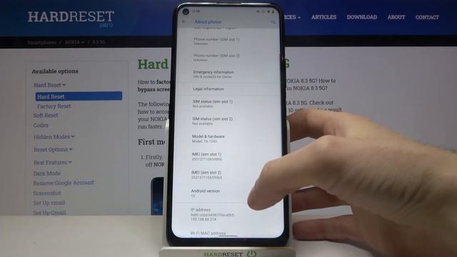 How to Locate IMEI and Serial Number on NOKIA 8.3 5G – Find IMEI and Serial Number смотреть онлайн