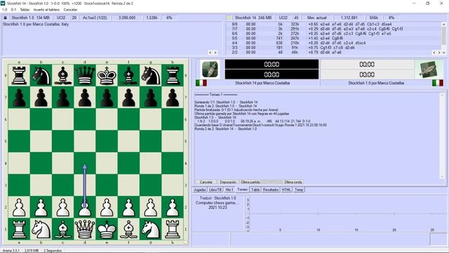 STOCKFISH 1 Vs STOCKFISH 14 | Stockfish First Version Vs Stockfish Last Version