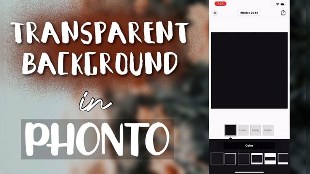 How To Get Transparent Background In Phonto | CHIEPETO смотреть онлайн