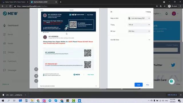 Hướng dẫn tạo tài khoản Myetherwallet смотреть онлайн