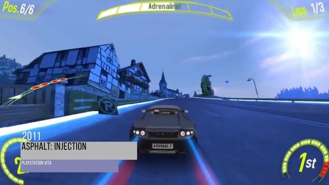 Эволюция серии игр Asphalt | 2004 - 2018 смотреть онлайн
