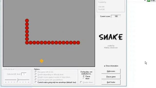 Snake (Windows game 2000) смотреть онлайн