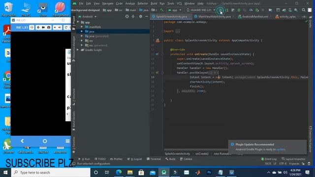 Android Splash Screen Application with Free Source code| 2021 Android Studio смотреть онлайн