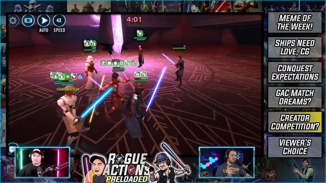 WHAT GAC MATCHUPS DO YOU WANNA SEE?? / ROGUE ACTIONS PART II / STAR WARS : GALAXY OF HEROES смотреть онлайн