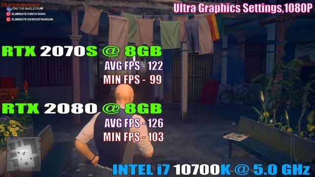 RTX 2070 SUPER Vs RTX 2080 | CORE I7 10700K | NEW DRIVER | 18 PC GAMES TEST |