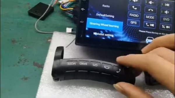 CARLAOER Android Car Radio steering wheel controls setup