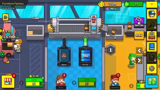 Jadilah bos dari bisnis pabrik Anda 😄 | My factory Tycoon - Idle game смотреть онлайн