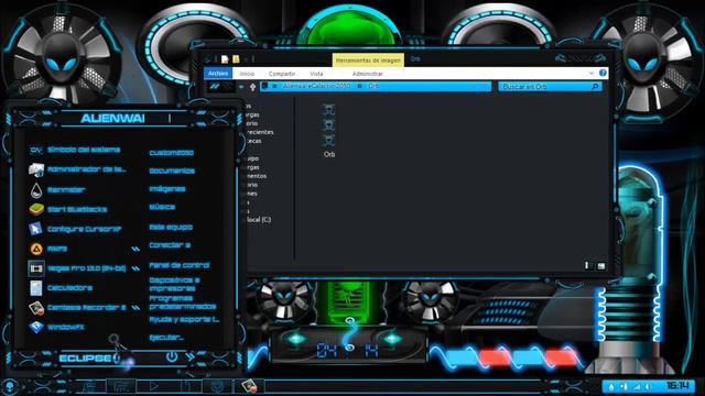 Descarga Tema Alienware + Extras Windows 8.1 смотреть онлайн