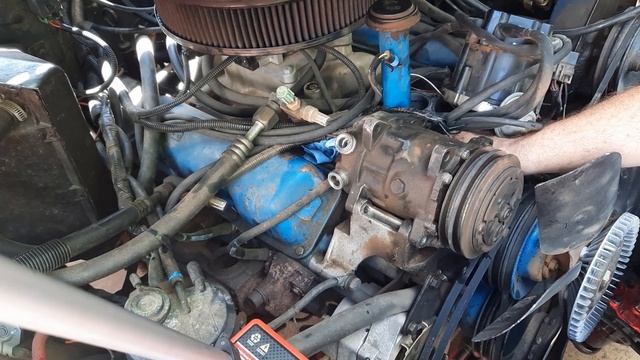 BJ's Full Size Jeep Parts Sanden AC Compressor Install 1989 Jeep Grand Wagoneer смотреть онлайн