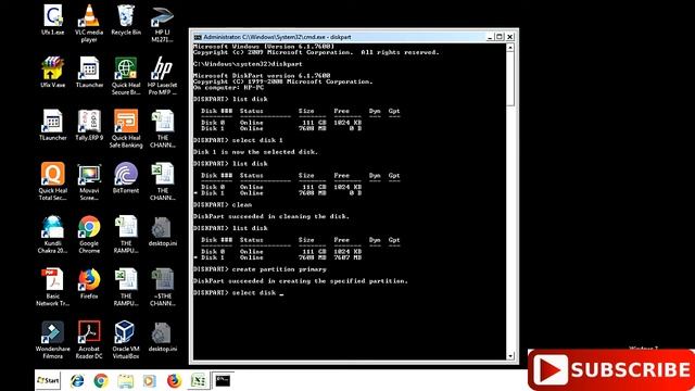 How to use DiskPart to clean and format a Pen drive not working on Windows 7, 8 1 and 7, 8 1 and 10 смотреть онлайн