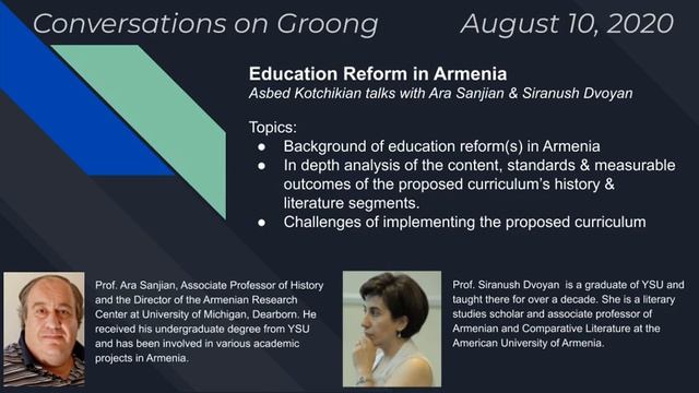 Education Reform in Armenia - (Ep #7) - 08/10/2020 смотреть онлайн